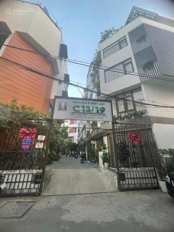 Bán nhà khu cư xá phú lâm b  khu ẩm thực quận 6  39m2  5 tầng  full nội thất  giá 8.2 tỷ tl