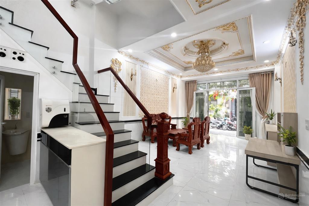 Nhà rẻ đẹp hiệp bình phước  4 tầng  hẻm xe hơi tránhcó vỉa hèql13gần vạn phúc city thủ đức