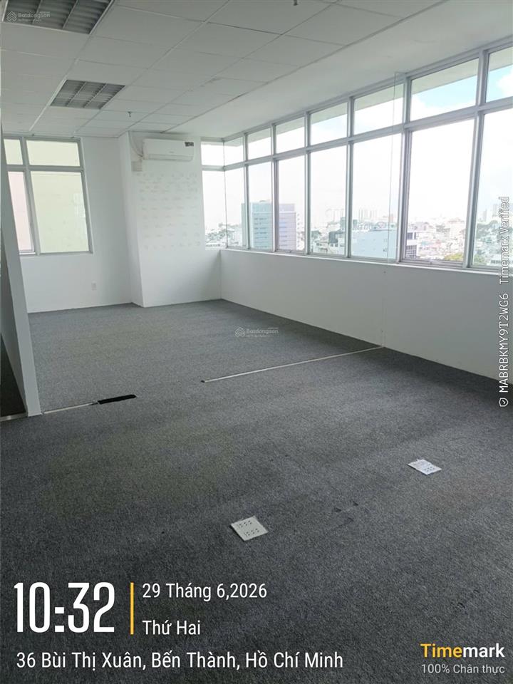 Cho thuê văn phòng 85m2 tại 36 bùi thị xuân, phường bến thành, trung tâm tp. hcm