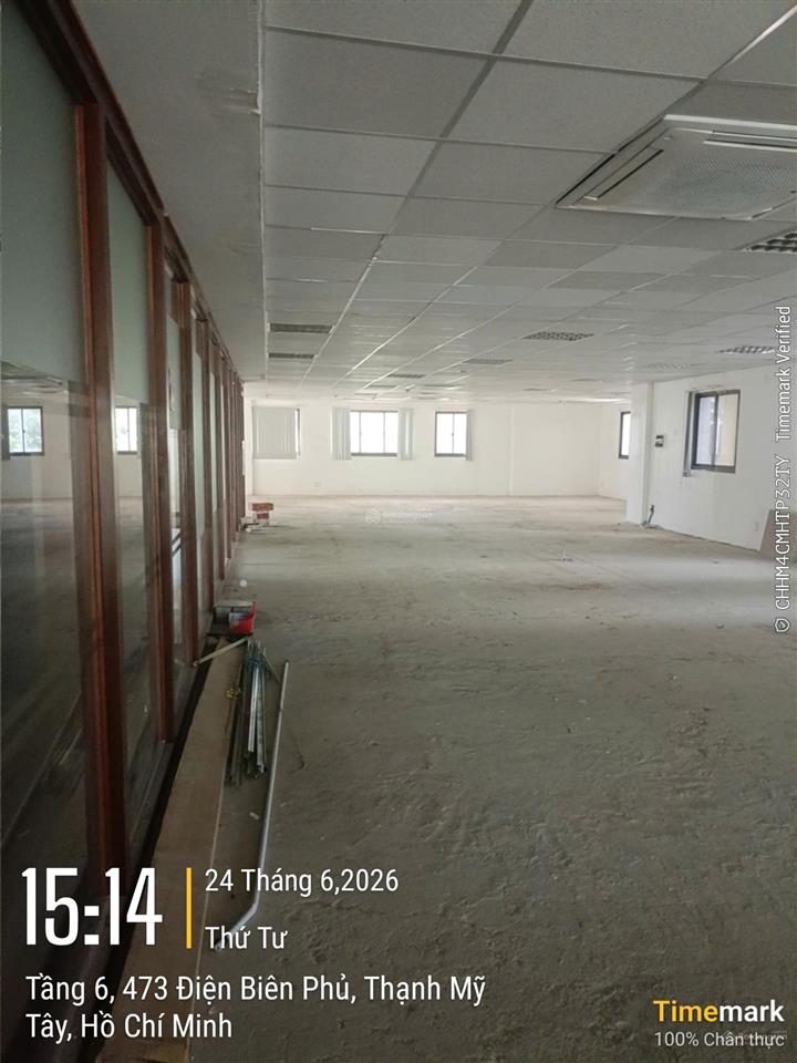 Cho thuê văn phòng 150m2 tòa nhà 194 golden building 473 điện biên phủ, giá tốt
