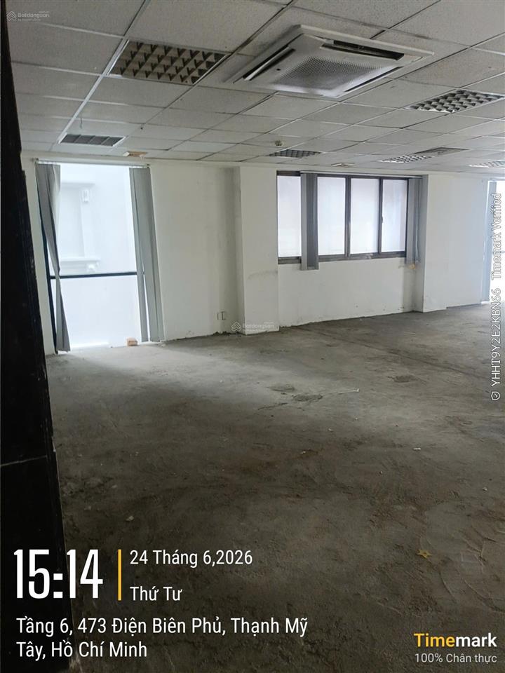 Cho thuê văn phòng 150m2 tòa nhà 194 golden building 473 điện biên phủ, giá tốt