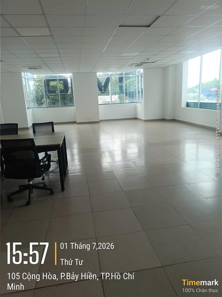 Cho thuê văn phòng, 105 cộng hòa, p. bảy hiền, tphcm. giá cực tốt
