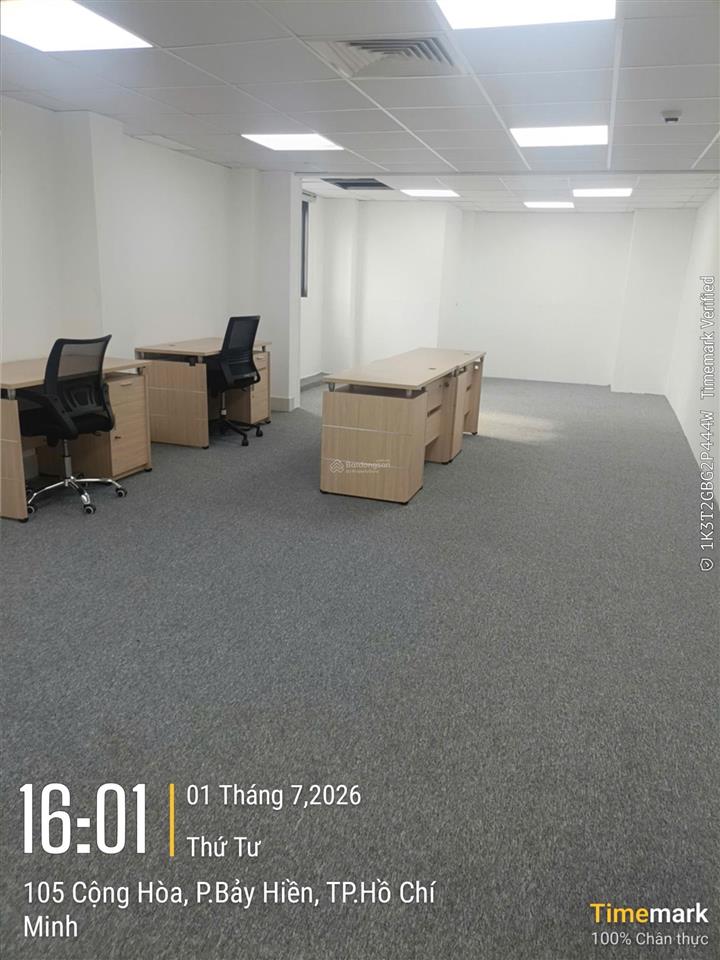 Cho thuê văn phòng, 105 cộng hòa, p. bảy hiền, tphcm. giá cực tốt