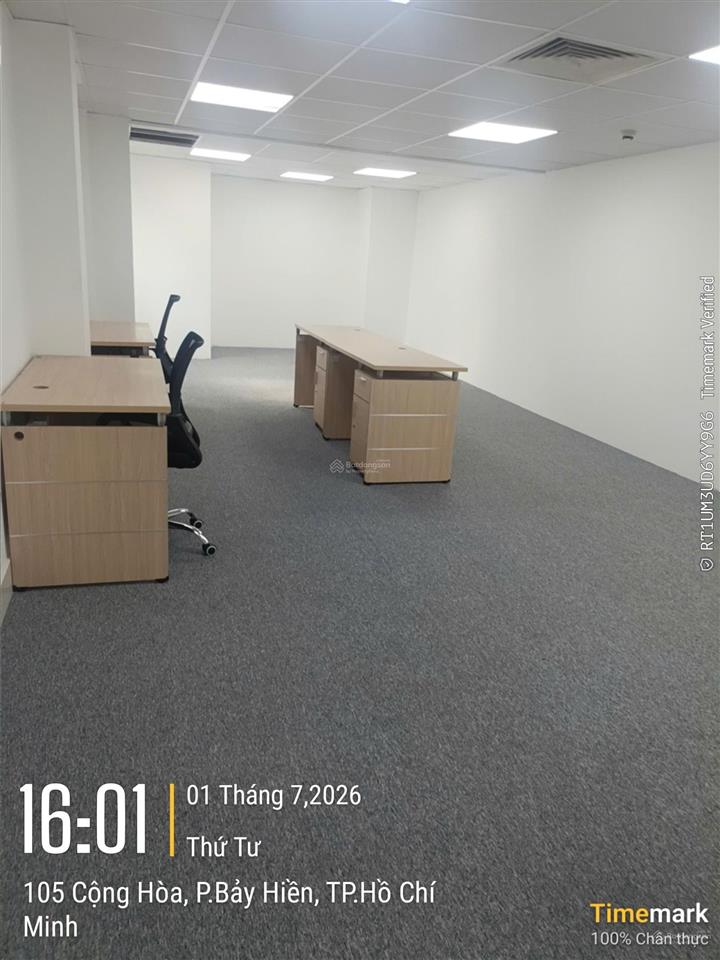 Cho thuê văn phòng, 105 cộng hòa, p. bảy hiền, tphcm. giá cực tốt