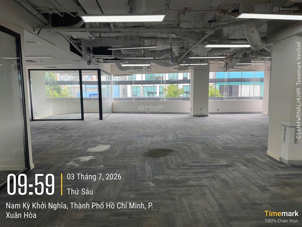 Cho thuê văn phòng 200m2 tòa nhà the address 191 nam kỳ khởi nghĩa