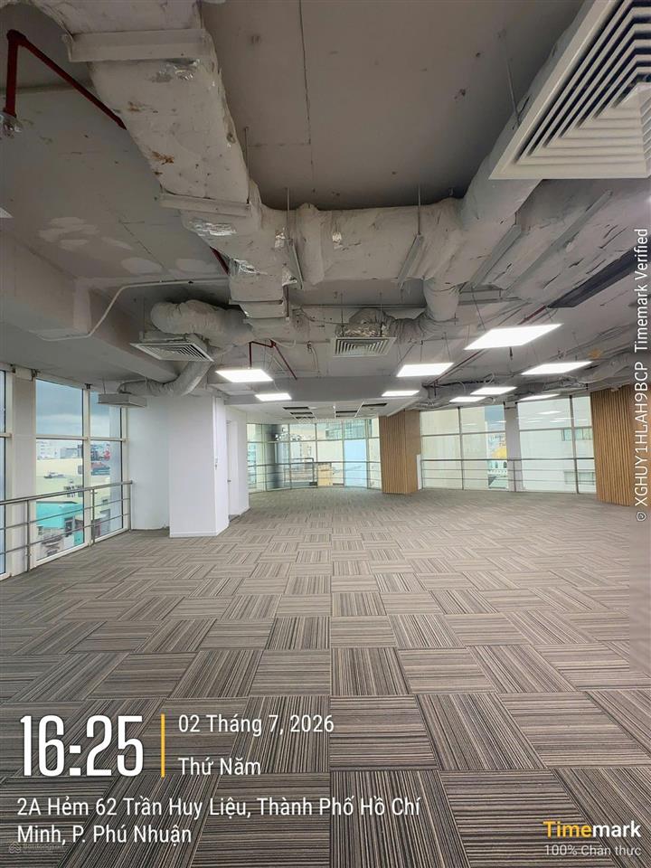 Cho thuê mặt bằng văn phòng 315m2 tòa nhà l'mak the venture 62 trần huy liệu, giá tốt