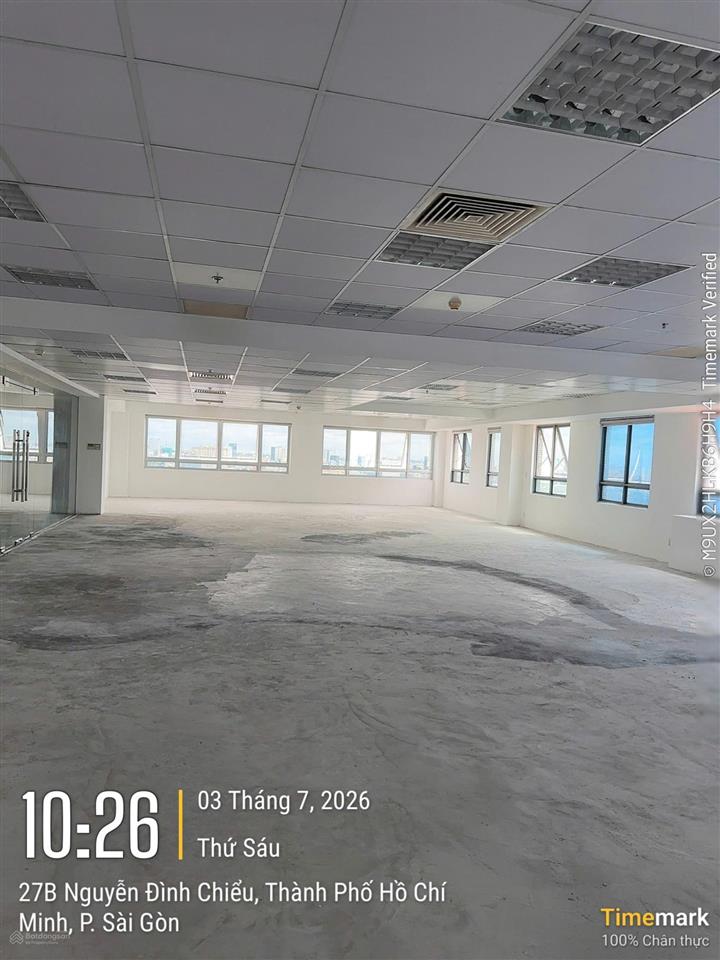 Cho thuê mặt bằng văn phòng 291m2, tại tòa angia 60 nguyễn đình chiểu, quận 1, giá tốt
