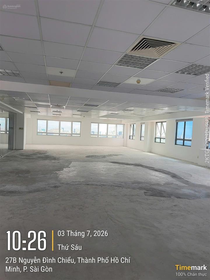 Cho thuê mặt bằng văn phòng 291m2, tại tòa angia 60 nguyễn đình chiểu, quận 1, giá tốt