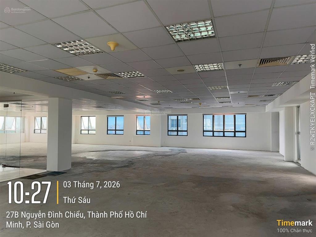 Cho thuê mặt bằng văn phòng 291m2, tại tòa angia 60 nguyễn đình chiểu, quận 1, giá tốt