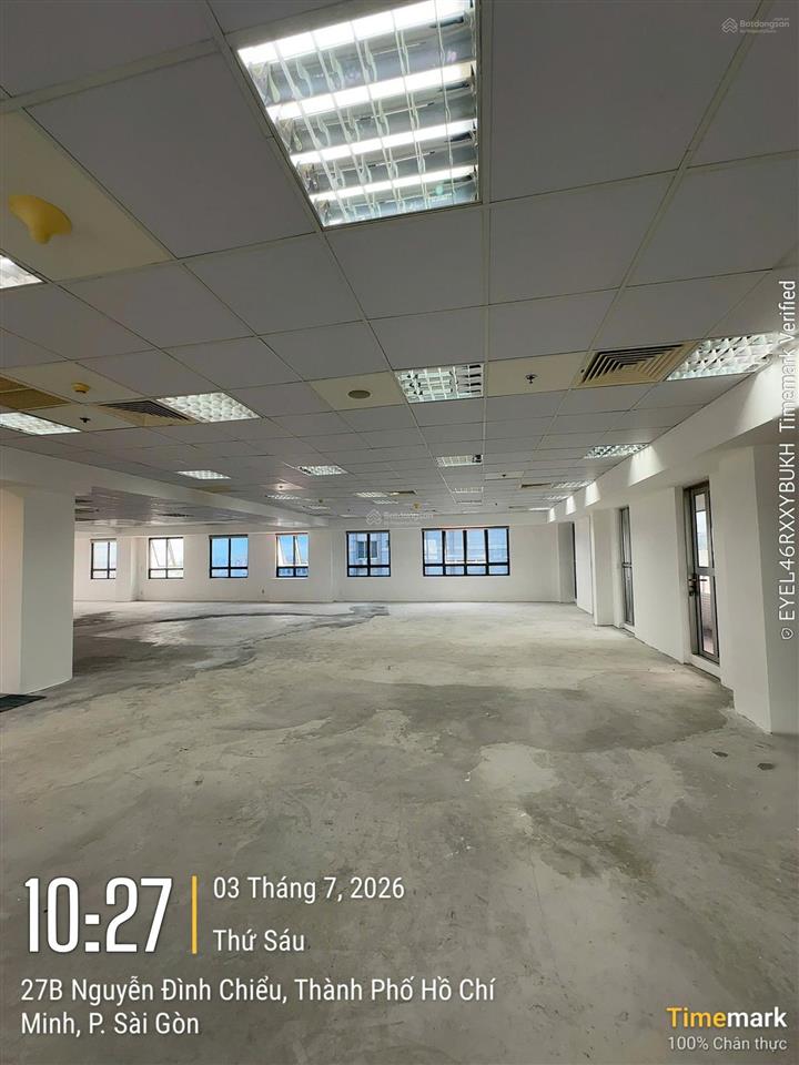 Cho thuê mặt bằng văn phòng 291m2, tại tòa angia 60 nguyễn đình chiểu, quận 1, giá tốt