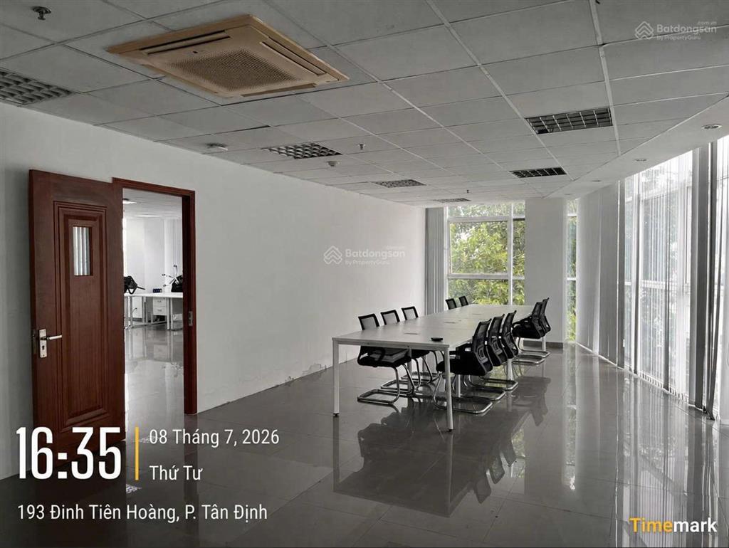 Cho thuê mặt bằng văn phòng 127m2 tòa nhà hmc building 193 đinh tiên hoàng, quận 1 giá cực tốt