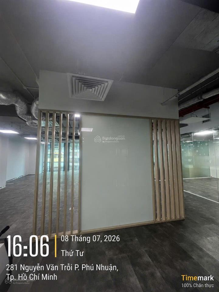 Cho thuê mặt bằng văn phòng 160m2 tòa 3 bees tower 281 nguyễn văn trỗi, quận phú nhuận giá cực tốt