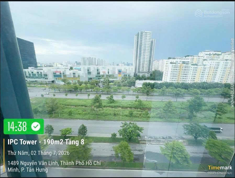 Cho thuê mặt bằng văn phòng 190m2 tòa ipc tower quận 7 giá cực tốt