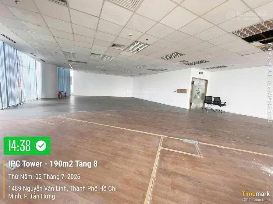 Cho thuê mặt bằng văn phòng 190m2 tòa ipc tower quận 7 giá cực tốt