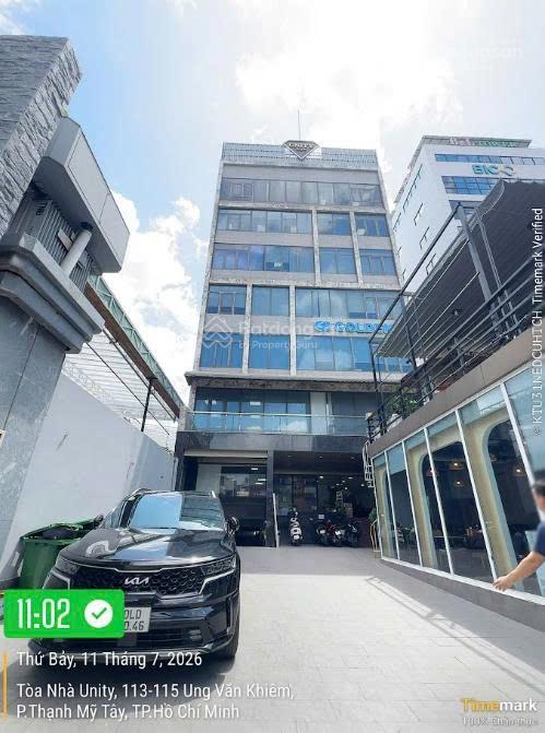 Cho thuê mặt bằng văn phòng 140m2 tòa nhà unity 113 ung văn khiêm, quận bình thạnh, giá cực tốt