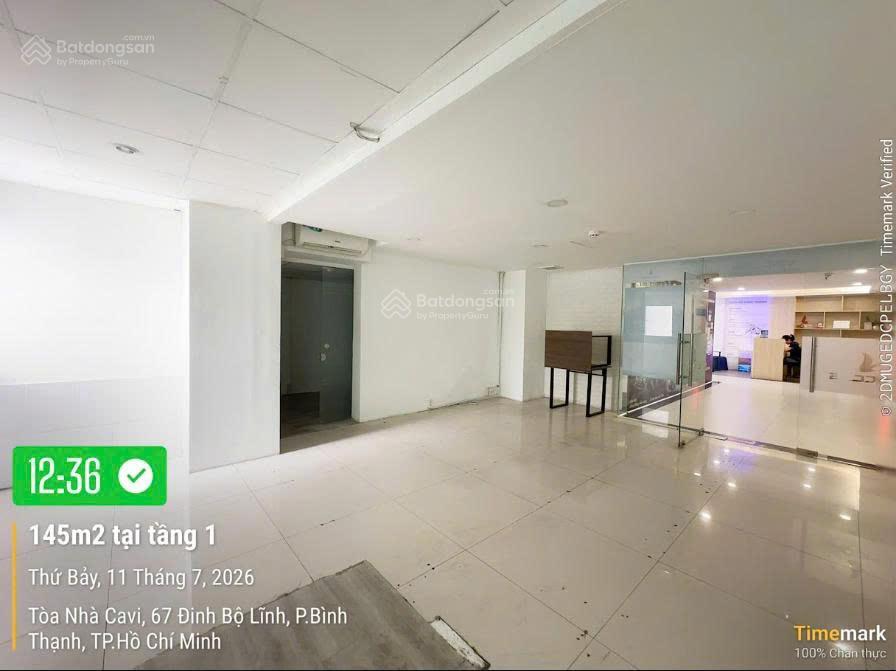 Cho thuê mặt bằng văn phòng 145m2 tòa nhà halo 67 đinh bộ lĩnh, quận bình thạnh, giá cực tốt