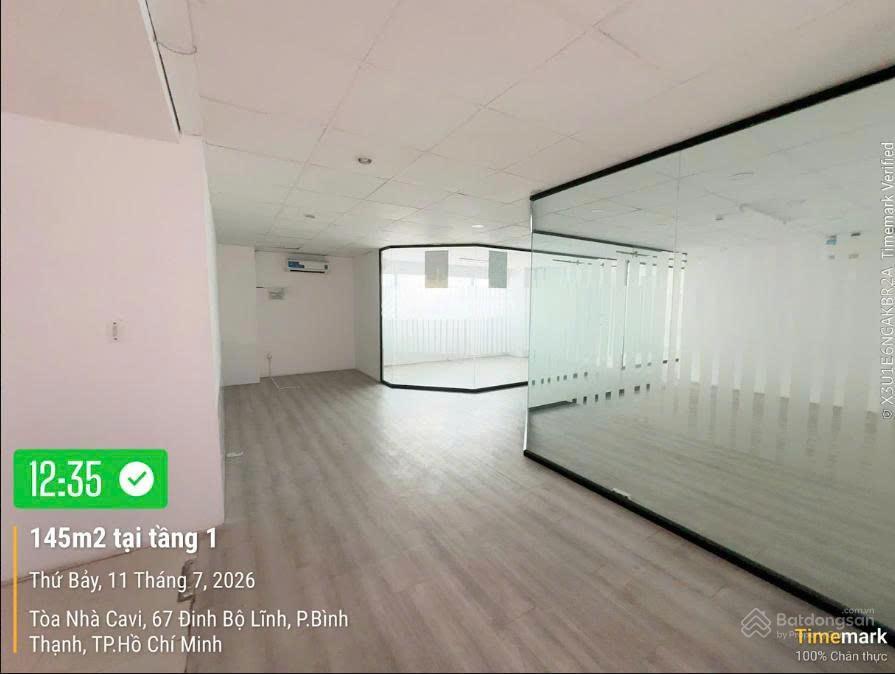 Cho thuê mặt bằng văn phòng 145m2 tòa nhà halo 67 đinh bộ lĩnh, quận bình thạnh, giá cực tốt