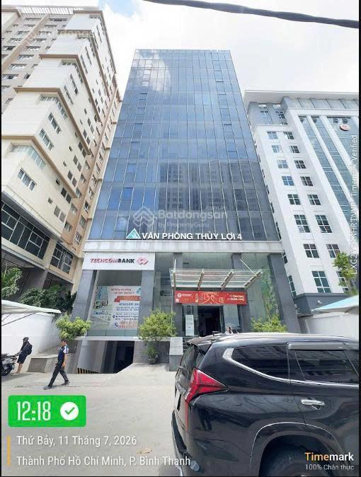 Cho thuê mặt bằng văn phòng 175m2 tòa nhà thủy lợi 4 205a nguyễn xí giá cực tốt