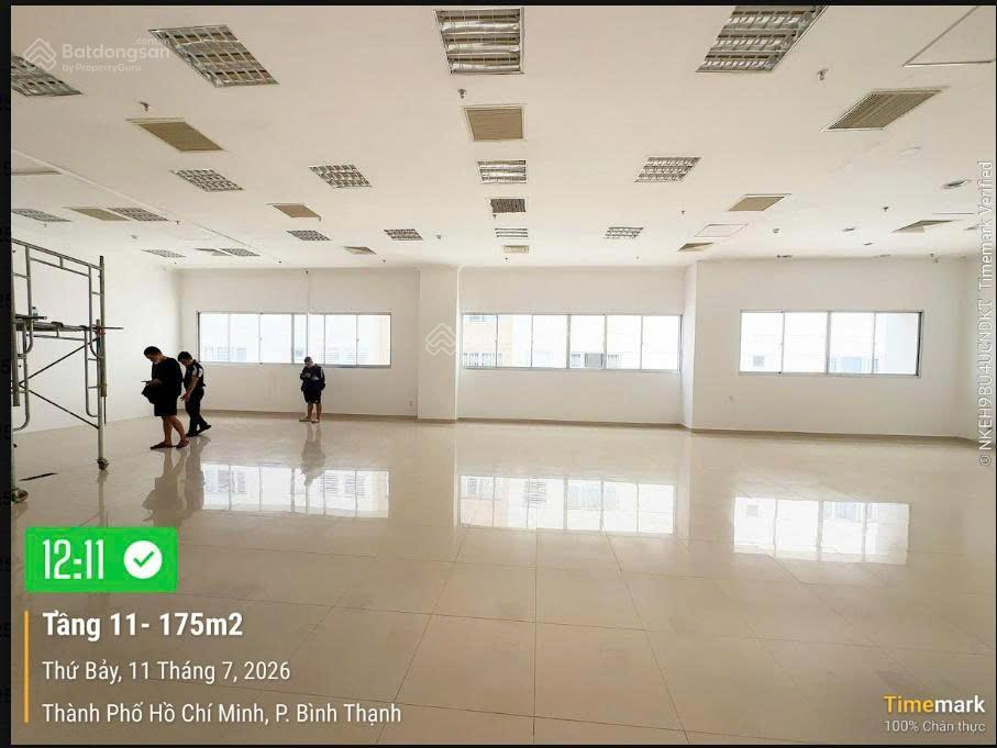 Cho thuê mặt bằng văn phòng 175m2 tòa nhà thủy lợi 4 205a nguyễn xí giá cực tốt