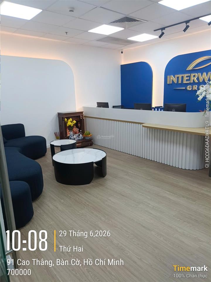 Văn phòng cho thuê 180m² tại tòa nhà halo building 91a cao thắng, quận 3