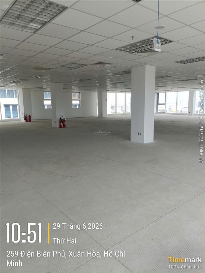 Hot! cho thuê mặt bằng văn phòng 163m² tại 257 điện biên phủ  giá tốt