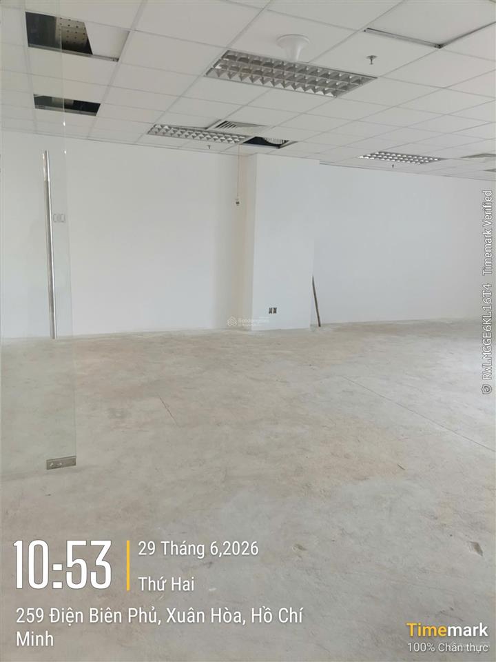 Hot! cho thuê mặt bằng văn phòng 163m² tại 257 điện biên phủ  giá tốt
