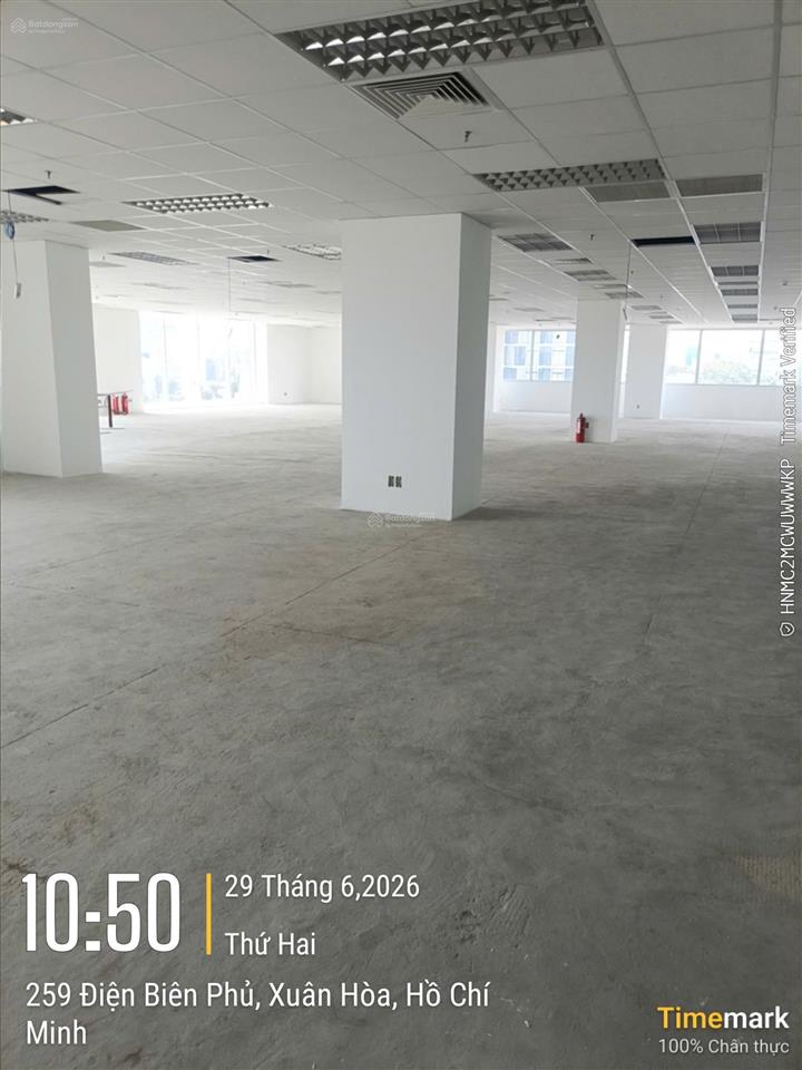 Hot! cho thuê mặt bằng văn phòng 163m² tại 257 điện biên phủ  giá tốt