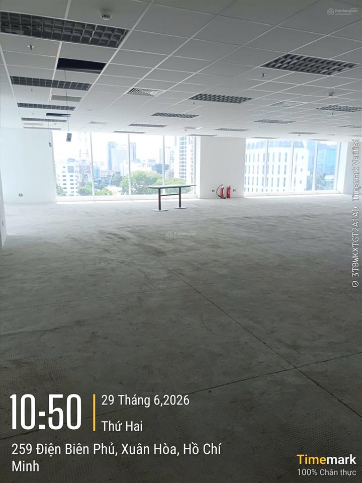 Hot! cho thuê mặt bằng văn phòng 163m² tại 257 điện biên phủ  giá tốt