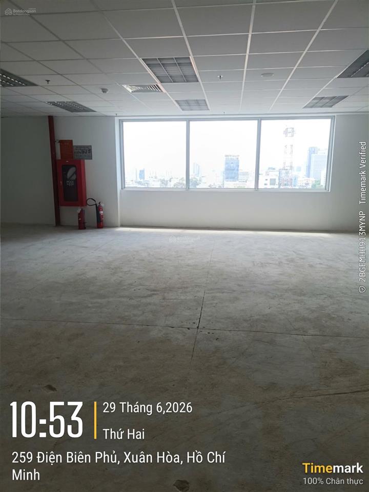 Hot! cho thuê mặt bằng văn phòng 163m² tại 257 điện biên phủ  giá tốt