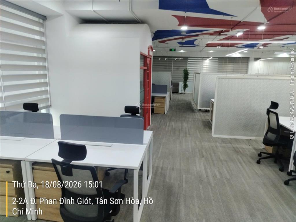 Cho thuê mb văn phòng 282m2 tòa wondersea tân bình