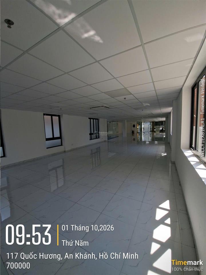 Cho thuê mặt bằng văn phòng 176m2 khải hoàn building quận 2, giá siêu tốt