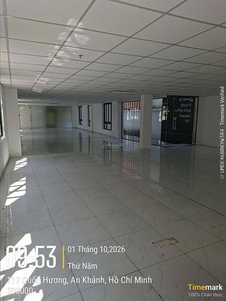 Cho thuê mặt bằng văn phòng 176m2 khải hoàn building quận 2, giá siêu tốt