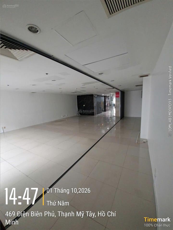 Cho thuê mb văn phòng 121m2 tòa nice building điện biên phủ, bình thạnh, giá cực tốt