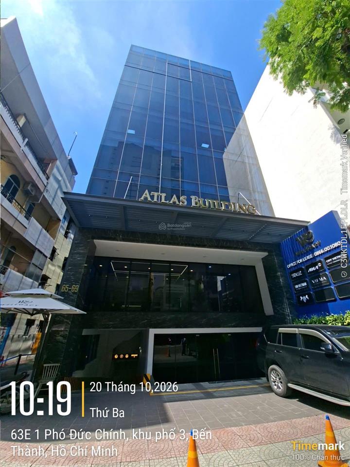 Cho thuê mặt bằng văn phòng 142m2 tòa altas building, quận 1, giá siêu tốt