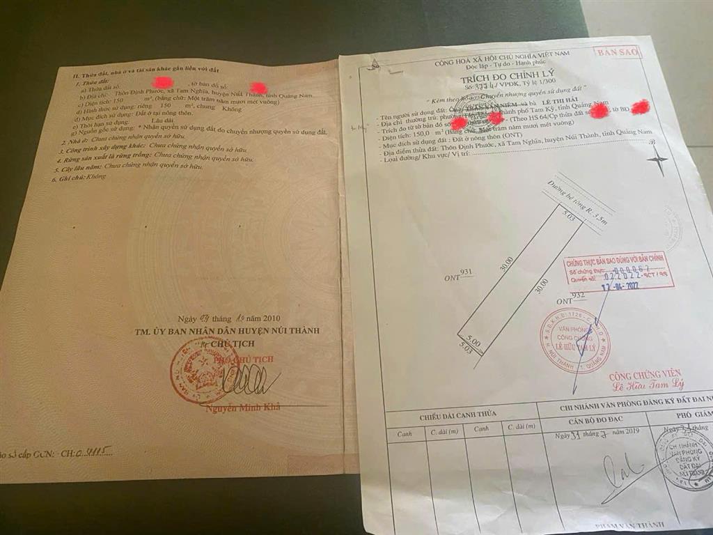CHÍNH CHỦ CẦN BÁN ĐẤT ĐẸP TAM NGHĨA – NÚI THÀNH, QUẢNG NAM
