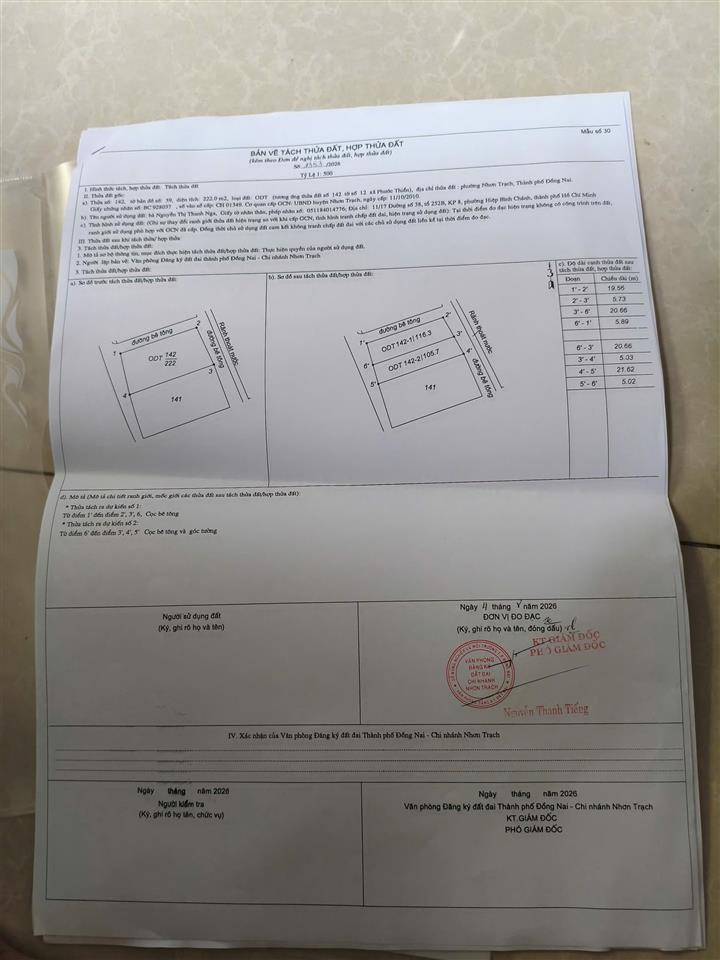 CHÍNH CHỦ BÁN ĐẤT PHƯỚC THIỀN – NHƠN TRẠCH, ĐỒNG NAI
