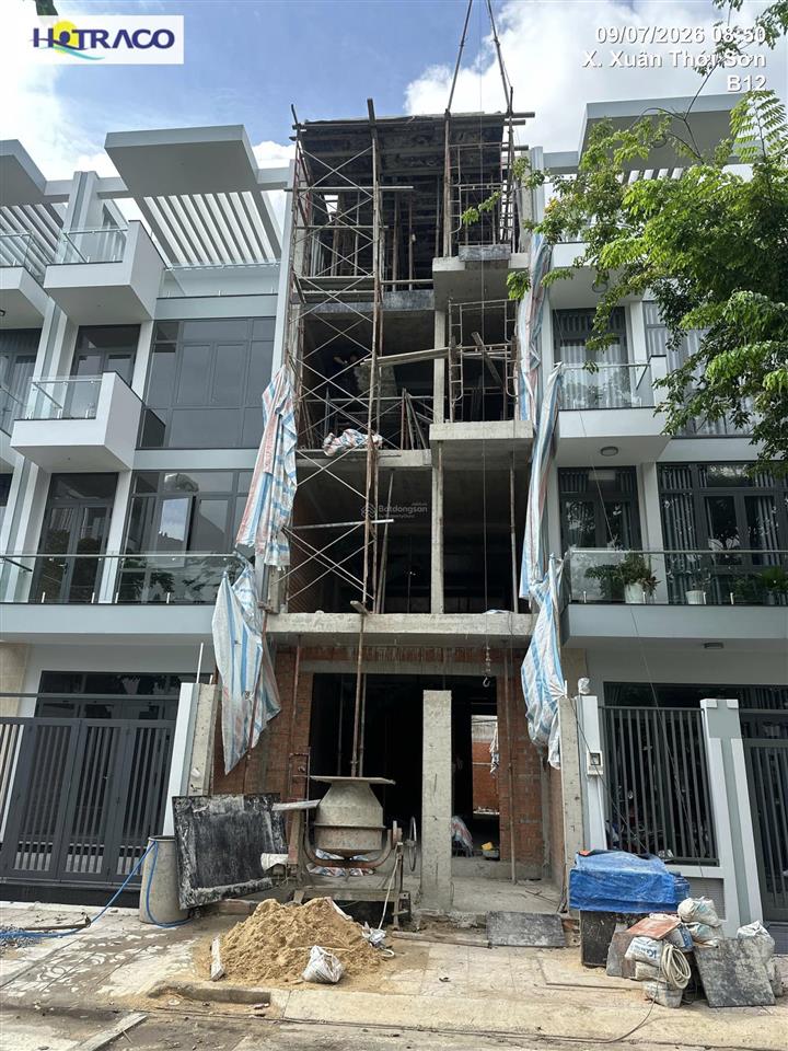 Bán nhà hóc môn  nhà mới vừa hoàn thiện thô