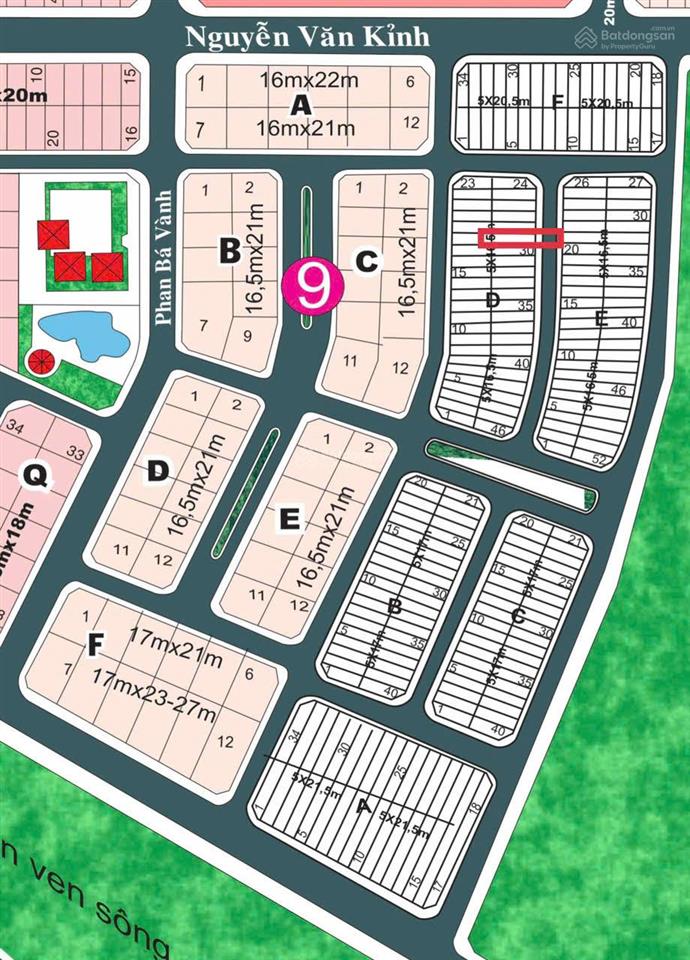 Cần bán nhanh lô đất diện tích 92,1m2, khu phú nhuận 4, đường số, p. thạnh mỹ lợi, q. 2, 18,69 tỷ