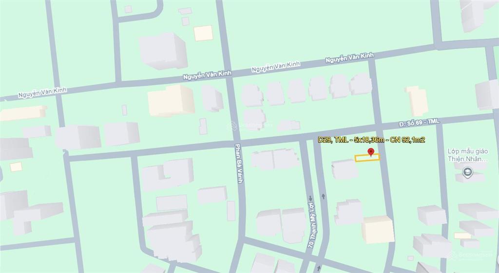 Cần bán nhanh lô đất diện tích 92,1m2, khu phú nhuận 4, đường số, p. thạnh mỹ lợi, q. 2, 18,69 tỷ