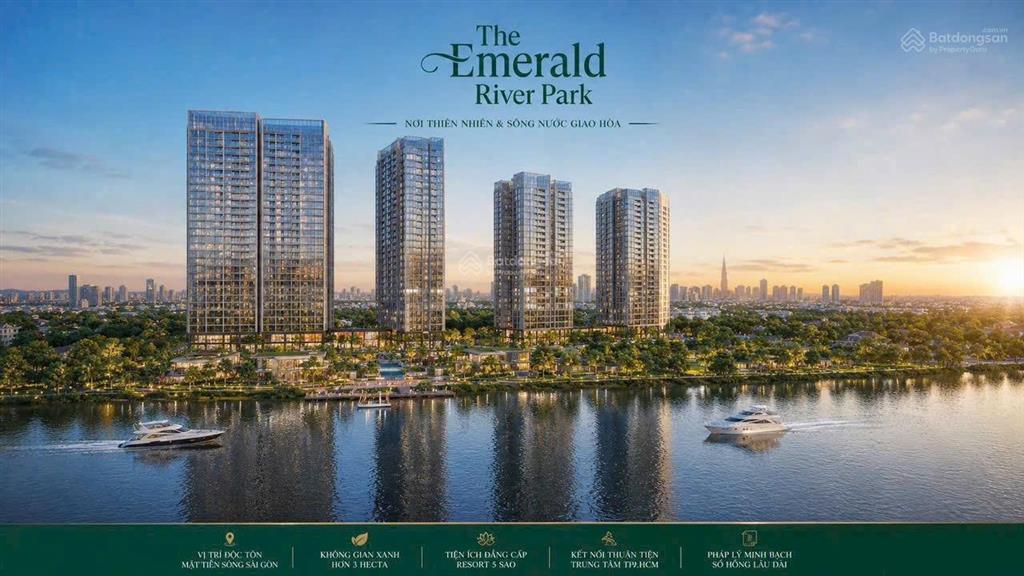 The emerald river park, dự án bến du thuyền em còn vài suất chiết khấu cao