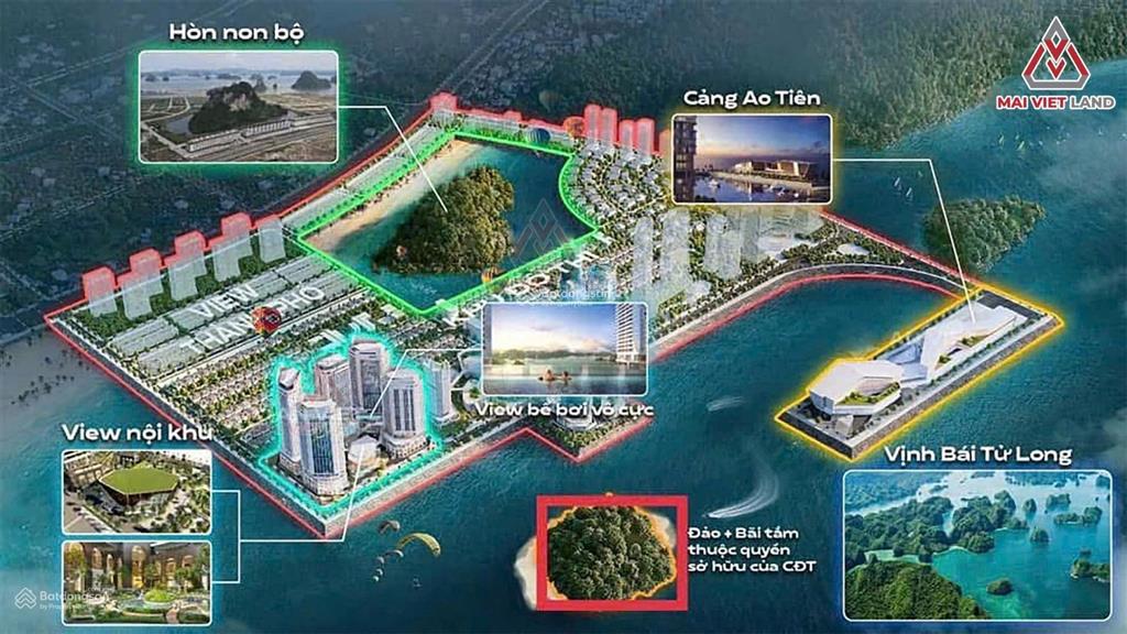 Căn hộ biển đã bàn giao  sở hữu căn hộ view 360 độ vịnh bái tử long giá chỉ 1,6 tỷ.