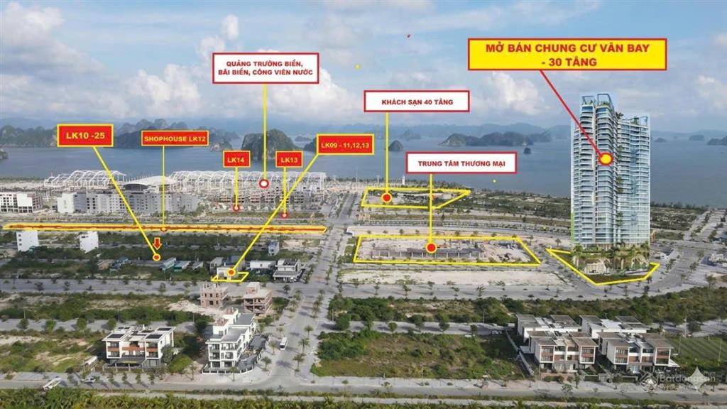 Mở bán chung cư vân bay, phương đông  quỹ căn sổ lâu dài tại đặc khu vân đồn chỉ từ 60tr/m2