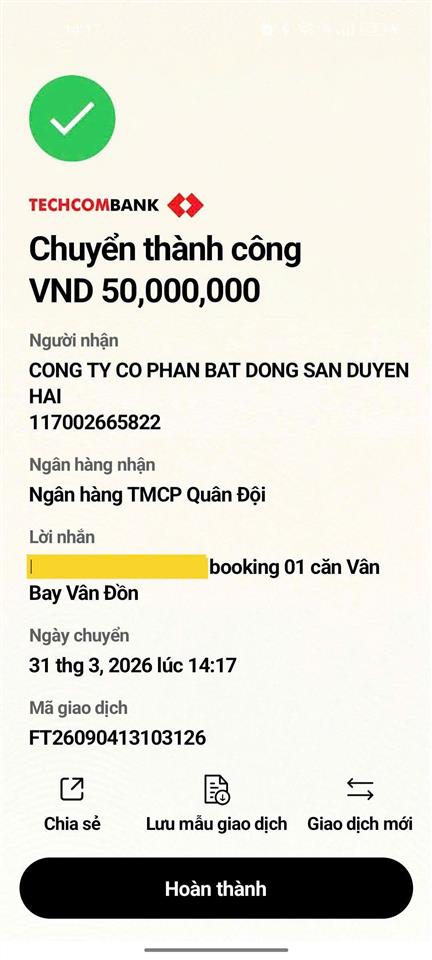 Mở bán chung cư vân bay, phương đông  quỹ căn sổ lâu dài tại đặc khu vân đồn chỉ từ 60tr/m2