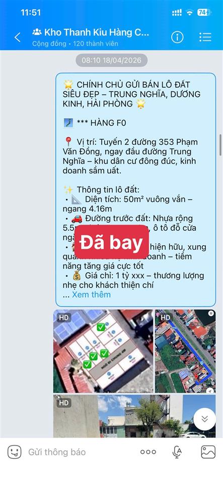 Cơ hội sở hữu lô đất rẻ đẹp tại Tổ 10 Hòa Nghĩa, quận Dương Kinh. Vị trí đắc địa, giao