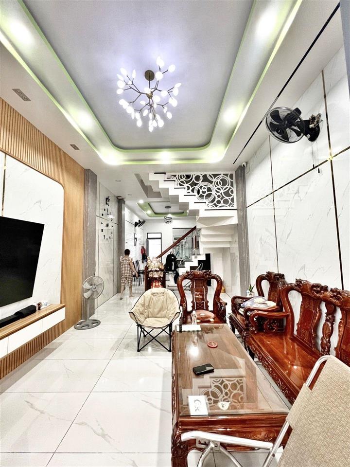 Bán nhà mặt tiền nội bộ kdc bình phú quận 6, 60m2 4 tầng 4pn 8.35 tỷ, kế lý chiêu hoàng