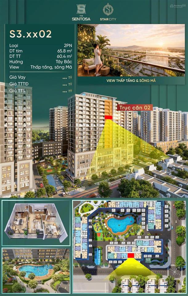 Quỹ căn độc quyền còn lại tại the sentosa