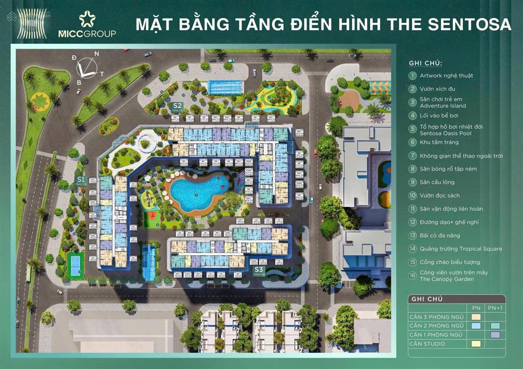 Quỹ căn độc quyền còn lại tại the sentosa