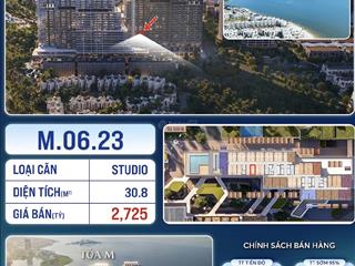 Siêu phẩm aria bay hạ long, nằm giữa lòng vịnh di sản. căn hộ 1 ngủ view trực diện biển chỉ từ 2tyx