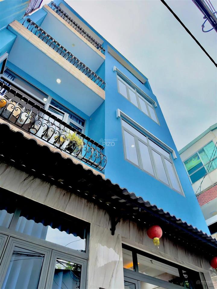 Siêu hiếm! nhà lê quang định bt ngang 7.5m nở hậu đẹp 9.55m sát mặt tiền, đúc 4 tầng. chỉ 9.25 tỷ