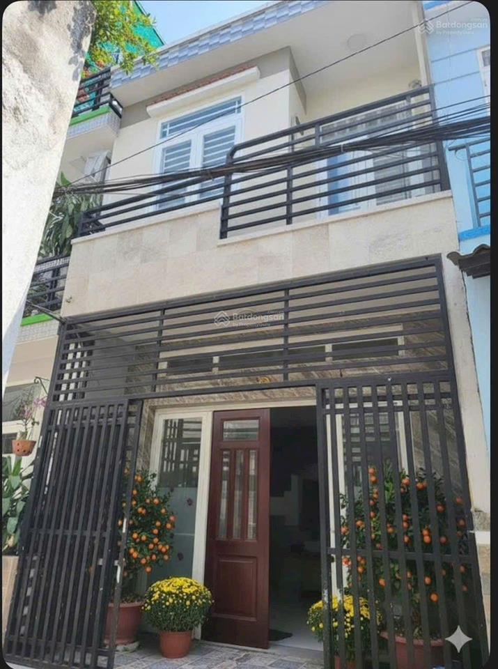 Bán nhà hẻm ba gác âu dương lân  2 tầng 3pn  60m2 nở hậu tài lộc  giá 6.480 tỷ